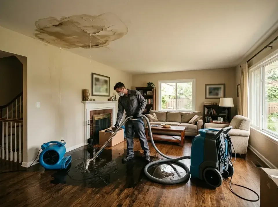 attic-pipe-burst-ceiling-drip-008 — frequently asked questions, Water Damage Restoration & Carpet Care in Canton, MO